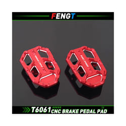 FOR HONDAÂ Motorcycle Wide Front Brake Footrest Pedal FootpegÂ Enlarge Foot Pad NC 750X 750S 700X 700s - NC750 Pedal Red