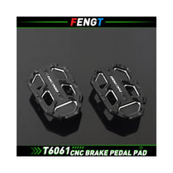 FOR HONDAÂ Motorcycle Wide Front Brake Footrest Pedal FootpegÂ Enlarge Foot Pad NC 750X 750S 700X 700s - NC700 Pedal Black