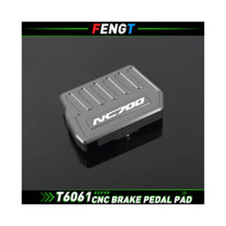 FOR HONDAÂ Motorcycle Wide Front Brake Footrest Pedal FootpegÂ Enlarge Foot Pad NC 750X 750S 700X 700s - NC700 Brake Gray