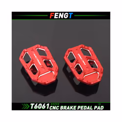 FOR HONDAÂ Motorcycle Wide Front Brake Footrest Pedal FootpegÂ Enlarge Foot Pad NC 750X 750S 700X 700s - NC700 Pedal Red