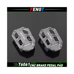 FOR HONDAÂ Motorcycle Wide Front Brake Footrest Pedal FootpegÂ Enlarge Foot Pad NC 750X 750S 700X 700s - NC750 Pedal Gray