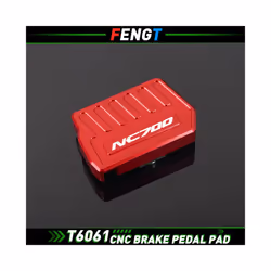 FOR HONDA Motorcycle Wide Front Brake Footrest Pedal Footpeg Enlarge Foot Pad NC 750X 750S 700X 700s - NC700 Brake Red