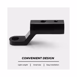 Rearview Mirror Expander Bracket High Quality Universal Adapter Holder Motorbike Accessories Mount for Triumph Suzuki Kawasaki - Silver