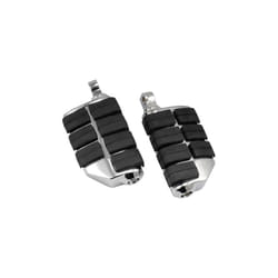 Motocross Motorcycle Foot Pegs Footrests Wide Pedals Fits For Harley Davidson Sportster XL Fat Boy Heritage Softail Accessories - Chrome