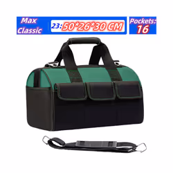 Upgrade Heighten large capacity Tool Bag Thickened 1680D Oxford Waterproofed Wear-Resistant Electrician Storage Toolkit - 23  ...