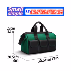 Upgrade Heighten large capacity Tool Bag Thickened 1680D Oxford Waterproofed Wear-Resistant Electrician Storage Toolkit - 13  ...