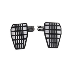 Motorcycle Black Front Driver Footrests Motorbike Foot Pegs Wide Pedals CNC Aluminum For Honda Rebel 1100 CMX1100 2021-2023 - Black