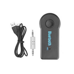 2 in 1 Wireless Bluetooth 5.0 Receiver Transmitter Adapter 3.5mm Jack For Car Music Audio Aux A2dp Headphone Reciever Handsfree - Black