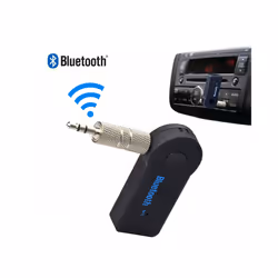 2 in 1 Wireless Bluetooth 5.0 Receiver Transmitter Adapter 3.5mm Jack For Car Music Audio Aux A2dp Headphone Reciever Handsfree - Black