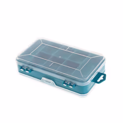 Tool Box Transparent Double-Side Multifunctional Storage Tool for Case Plastic f KXRE - Green