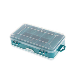 Tool Box Transparent Double-Side Multifunctional Storage Tool for Case Plastic f KXRE - Green