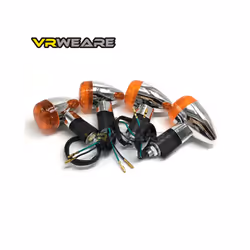 Motorcycle Turn Signals Lights For Kawasaki Vulcan VN800 900 1500 1600 1700 2000Custom Honda VTX1300 C R S RETRO Turn light - 2pcs