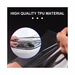 SEAMETAL Photochromic Car Headlight Protective Film TPU HD Headlamp Sticker Black/Purple Diy Auto Headlight Film Car Styling - 30cmX150cm black