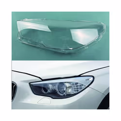 For BMW 5 Series GT F07 GT525 GT530 GT535 GT550 2010-2017 Front Headlight Glass Cover Headlamps Transparent Shell Lens Case - ...