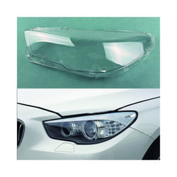 For BMW 5 Series GT F07 GT525 GT530 GT535 GT550 2010-2017 Front Headlight Glass Cover Headlamps Transparent Shell Lens Case - Left