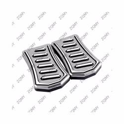 2pcs Motorcycle CNC Wide Foot Pegs Pedals Front Footrest Enlarge For Honda Rebel 500 300 CMX 2019 2020 2021 - titanium