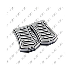 2pcs Motorcycle CNC Wide Foot Pegs Pedals Front Footrest Enlarge For Honda Rebel 500 300 CMX 2019 2020 2021 - titanium