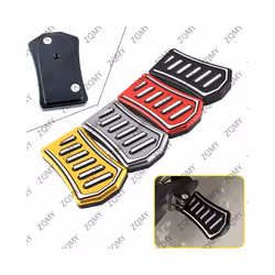 2pcs Motorcycle CNC Wide Foot Pegs Pedals Front Footrest Enlarge For Honda Rebel 500 300 CMX 2019 2020 2021 - titanium