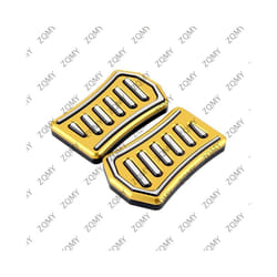 2pcs Motorcycle CNC Wide Foot Pegs Pedals Front Footrest Enlarge For Honda Rebel 500 300 CMX 2019 2020 2021 - Gold