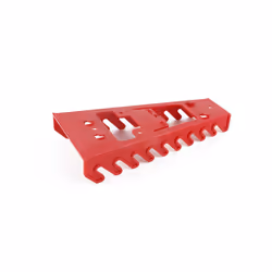 Tool Organizer Wrench Spanner Sorter Holder Wall Mounted Tray Rack Storage Organizer Household Socket Tool Plastic Storage - Red
