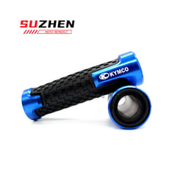 High Quality Motorcycle Accessories Handle grips handlebar grip For KYMCO DownTown 350 300i Xciting 250 CK250T 300 K-XCT - Blue
