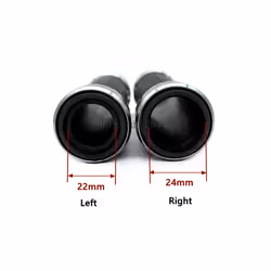 High Quality Motorcycle Accessories Handle grips handlebar grip For KYMCO DownTown 350 300i Xciting 250 CK250T 300 K-XCT - Orange