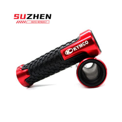 High Quality Motorcycle Accessories Handle grips handlebar grip For KYMCO DownTown 350 300i Xciting 250 CK250T 300 K-XCT - Red