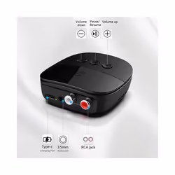 NFC Bluetooth 5.2 Audio Receiver 3.5mm AUX RCA USB U-Disk/TF Card Play Stereo Wireless Adapter With Mic For Car Kit Speaker - Standard Edition