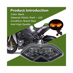 Rear Tail Light Brake Turn Signals Integrated LED Light For Kawasaki Z1000 Z1000SX Z 1000 2010 2011 2012 2013 Motorcycle - Clear
