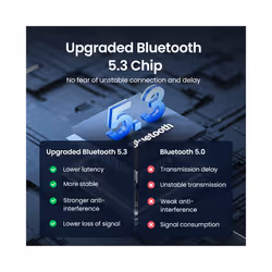 Bluetooth Car Receiver Adapter 3.5mm AUX Jacks for Car Speakers Audio Music Receiver Hands Free Bluetooth 5.3 Adapter - silver