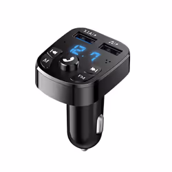 Car Bluetooth 5.0 FM Transmitter Wireless Adapter Mic Audio Receiver Auto MP3 Player 3.1A Dual USB Charger Car Auto Accessori ...