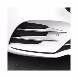 For Mercedes Benz A Class W177 V177 A180 A200 A220 A250 2018-2023+ Car Accessories Front Fog Lamp Decoration Strips Trim - Gloss Black