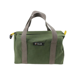 ) Large Capacity Storage Tool Bag Thickened Canvas Electrician Bag Multi-function Canvas Waterproof Heavy Duty - Green-Portable Bag, 35x13x20cm (14inch