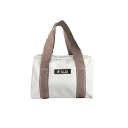 ) Large Capacity Storage Tool Bag Thickened Canvas Electrician Bag Multi-function Canvas Waterproof Heavy Duty - Grey-Portable Bag, 35x13x20cm (14inch