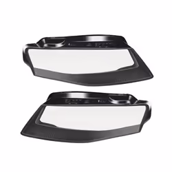 Car Front Headlight Lens Cover For Audi A4 A4L B8 2009 2010 2011 2012 Left/Right Transparent Lampshade Clear Headlamp Shell - Right Side