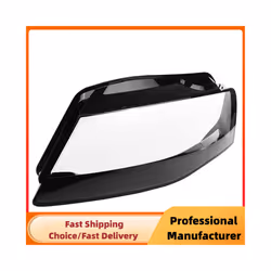 Car Front Headlight Lens Cover For Audi A4 A4L B8 2009 2010 2011 2012 Left/Right Transparent Lampshade Clear Headlamp Shell - Right Side