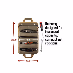 Multi-Purpose Hardware Tool Bag Professional Multi-Pocket Rolled Portable Storage Bag Rolled Waterproof Storage Bag Pliers - 1 PC