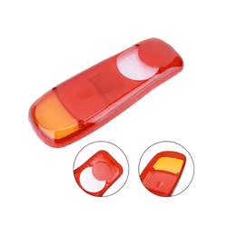 1 pcs Stop Reverse Rear Light Tail Lights Lamp Cover Shell for Lorry Trucks Trailer Lorry Tail Light Cover - A