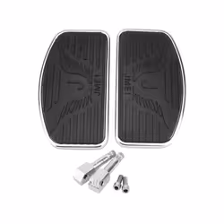 Motorcycle Front Rear Wide Foot Rider Driver Foot Rest Floorboards For Honda Shadow For Yamaha Dragstar For KAWASAKI Vulcan - ...