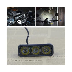 Universal Waterproof DC12V-80V Motorcycle Headlights 3 LED Spotlight Head Lights For Honda Yamaha Suzuki Kawasaki