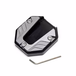Motorcycle Kickstand Motorbike Side Kick Stand Pad Parking Plate Base Foot Extension Pad Large Foot Pad Side Stand Foot - tit ...