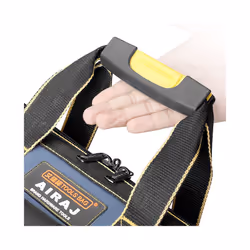 Multi-Function Tool Bag 1680D Oxford Cloth Electrician Bag, Multi-Pocket Waterproof Anti-Fall Storage Bag - 17 inch rubber sole