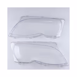 Car Front Headlight Lens Cover + Headlight Cover Strips For BMW E46 318i 320i 4-Doors 2002-2005 Lampshade Transparent Lamp - ...