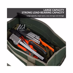 Large Thickened Wear-resistant Maintenance Tool Storage Bag Multifunctional Portable Tool Bag Large Capacity Canvas Bag - 084-4