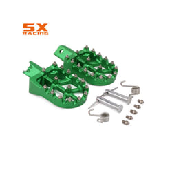 Motorcycle Aluminum Foot Pegs Footpeg Pedals FootRest For HONDA CRF50 CRF70 CRF110 XR50 XR70 XR110 Most Chinese Pit Dirt - Green