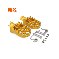 Motorcycle Aluminum Foot Pegs Footpeg Pedals FootRest For HONDA CRF50 CRF70 CRF110 XR50 XR70 XR110 Most Chinese Pit Dirt - Gold