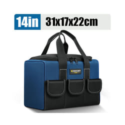 New 2023 Tool Bag with 30% More Capacity Waterproof Multi Pockets Tool Organizer Tool Pouch for Electrician Tools - 14