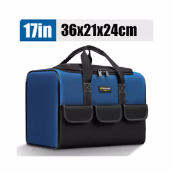 New 2023 Tool Bag with 30% More Capacity Waterproof Multi Pockets Tool Organizer Tool Pouch for Electrician Tools - 17