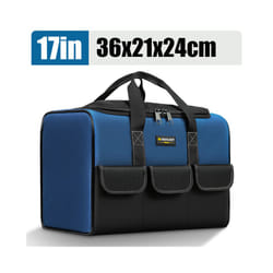 New 2023 Tool Bag with 30% More Capacity Waterproof Multi Pockets Tool Organizer Tool Pouch for Electrician Tools - 17