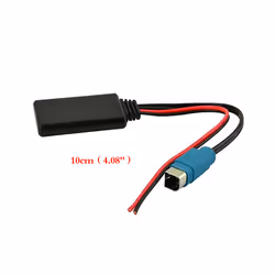 1pcs Car Bluetooth 5.0 Wireless Music Adapter For Alpine Radio AUX Cable Adapter KCE-236B CDE9885 9887 To Smartphone - as pic